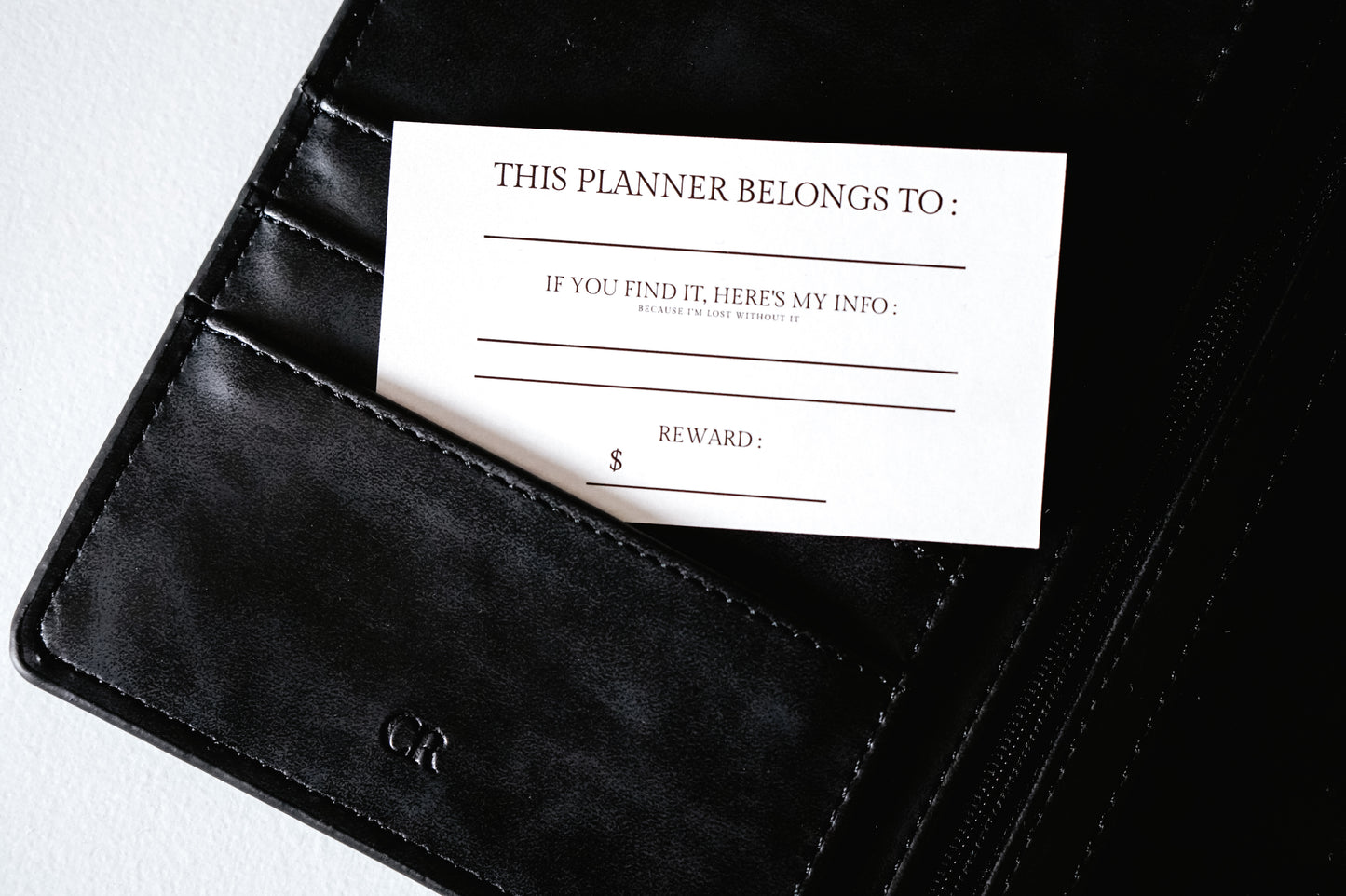 Vegan Leather Planner (Inserts Included)