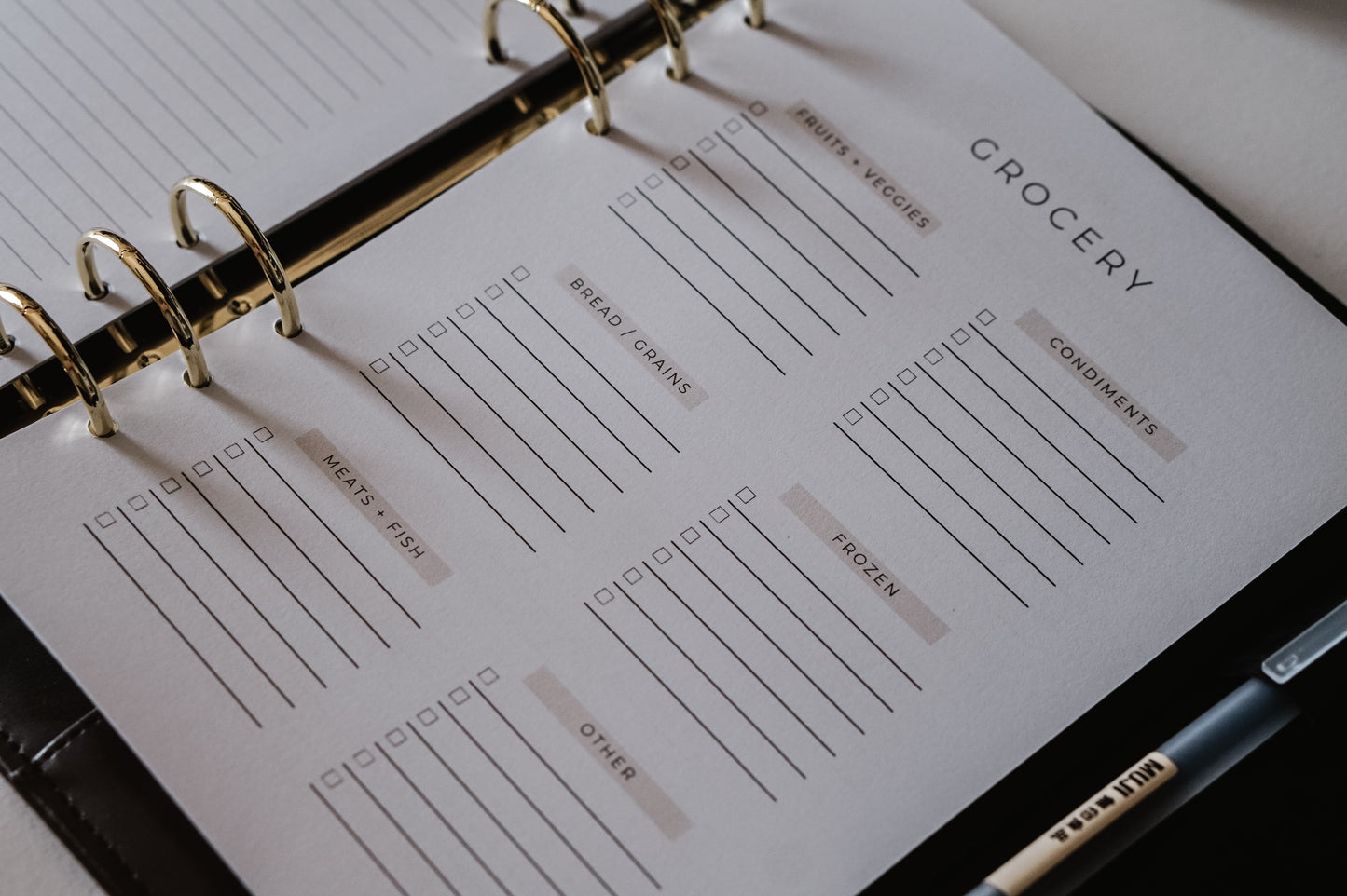 Mini Event Planner Inserts