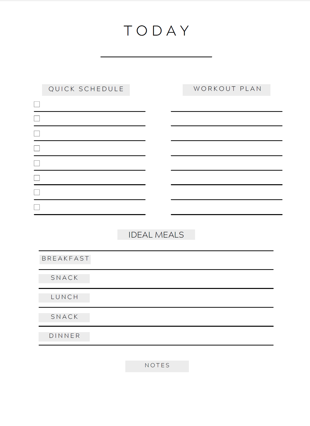 Wellness Inserts